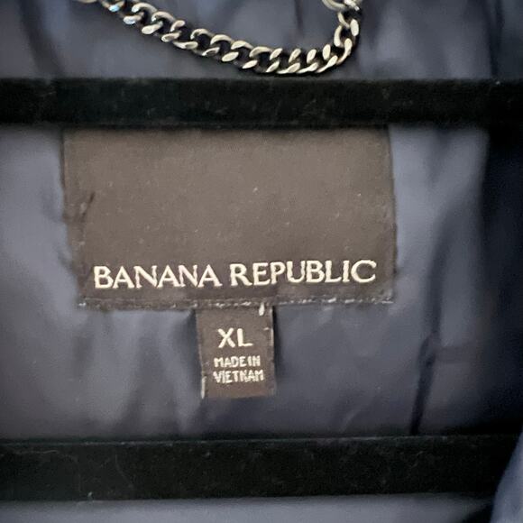 Banana Republic Men's Navy‎ Vest Size XL - Picture 6 of 9